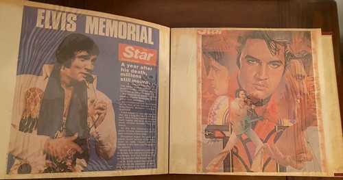Vintage One of a Kind ELVIS PRESLEY Scrapbook Newspaper Comic Book UNUSUAL ITEMS - Picture 8 of 24