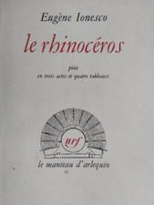 Buch, Le rhinocéros, Theaterstück, Eugène ...