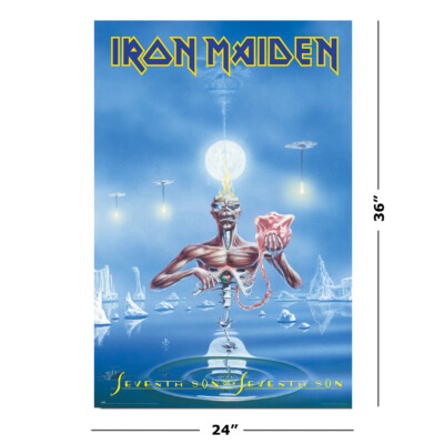 Iron Maiden - Music Poster (Seventh Son Of A Seventh Son) (Size