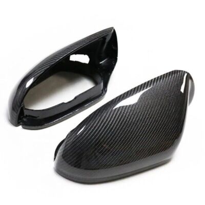 Carbon Fiber For AUDI A6 C7 S6 RS6 Car Exterior Side Mirror Cover Replacement