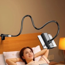 Gooseneck Tablet Phone Holder Mount Clamp For 4-11 Inch Device Flexible Long Arm