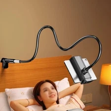 Gooseneck Tablet Phone Holder Mount Clamp For 4-11 Inch Device Flexible Long Arm
