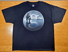 Garth Brooks T-Shirt Men's XL Black World Tour 2014-15 Concert Country Music