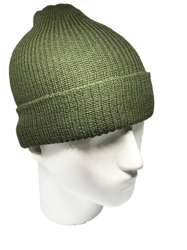 Watch Cap - Wool - Beanie - Olive 