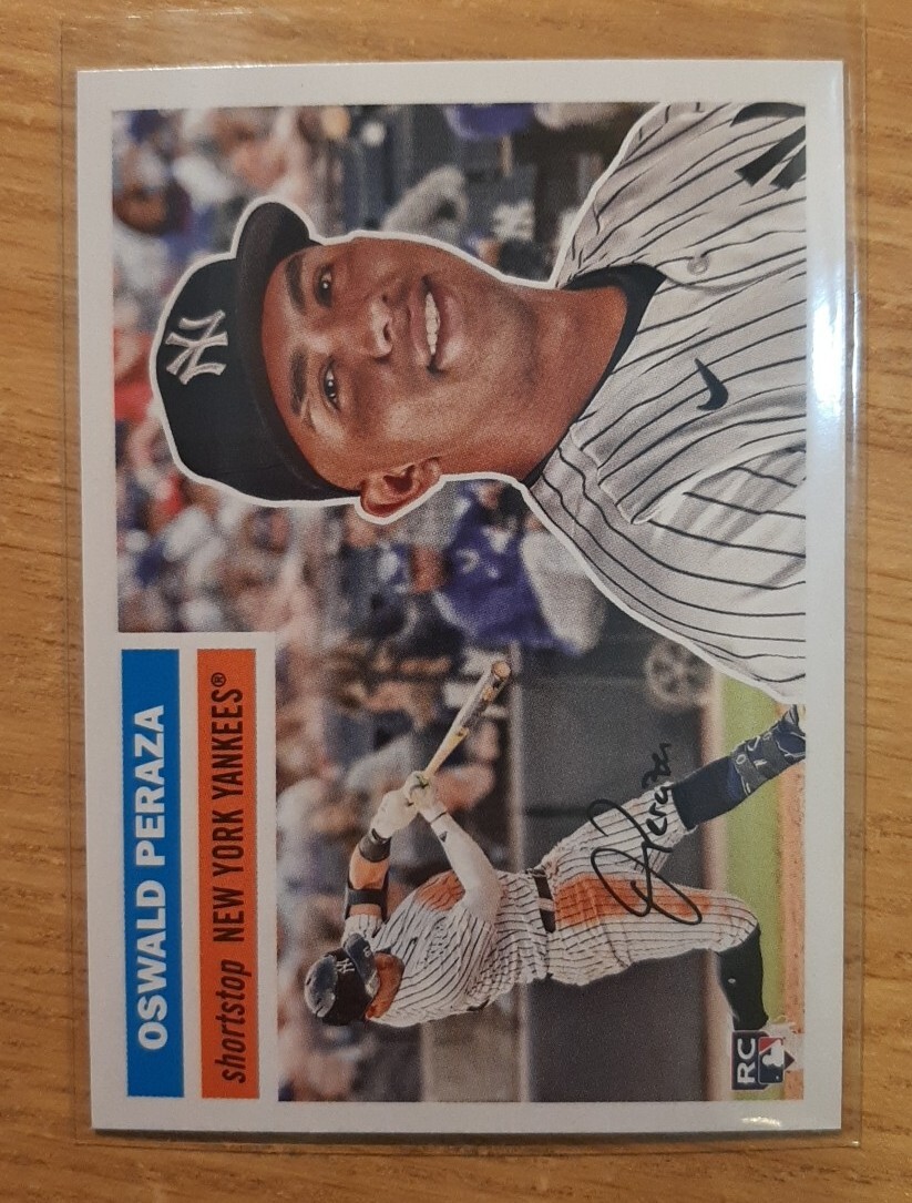 2023 TOPPS ARCHIVES OSWALD PERAZA ROOKIE #51 NEW YORK YANKEES