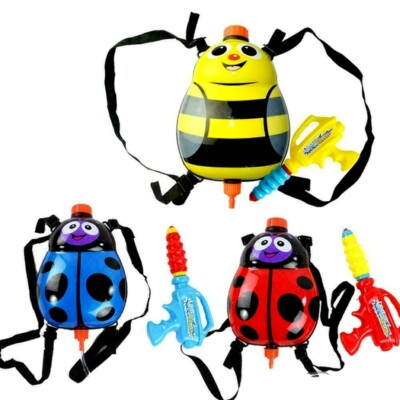 Junge Mädchen Druck Rucksack Baby Wasserpistole Spielen Outdoor Strand Spielzeug UK