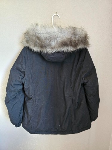 Tommy Hilfiger Outerwear Herren Mantel schwarz mit abnehmbarer Kapuze Größe L - Bild 4 von 12