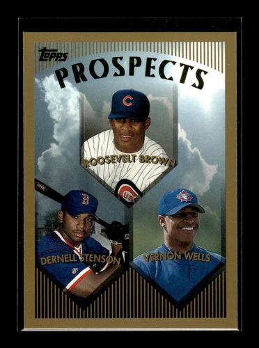 1999 Topps #436 Roosevelt Brown Dernell Stenson Vernon Wells (NM)(BAS)