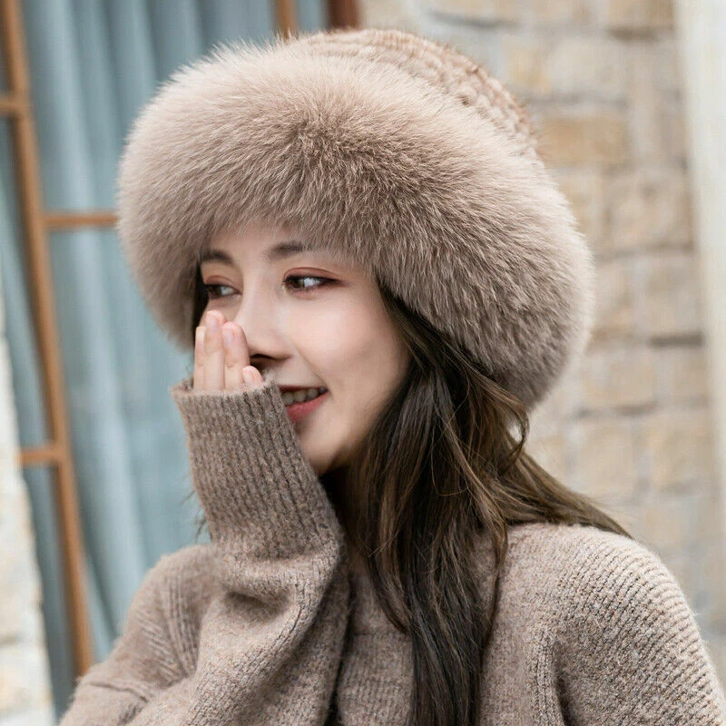 Real mink cheap hat