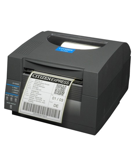 Citizen CL-S521 Desktop USB Direct thermal Label Printer - Dark Grey - JM30-M01 - 第 1/4 張圖片