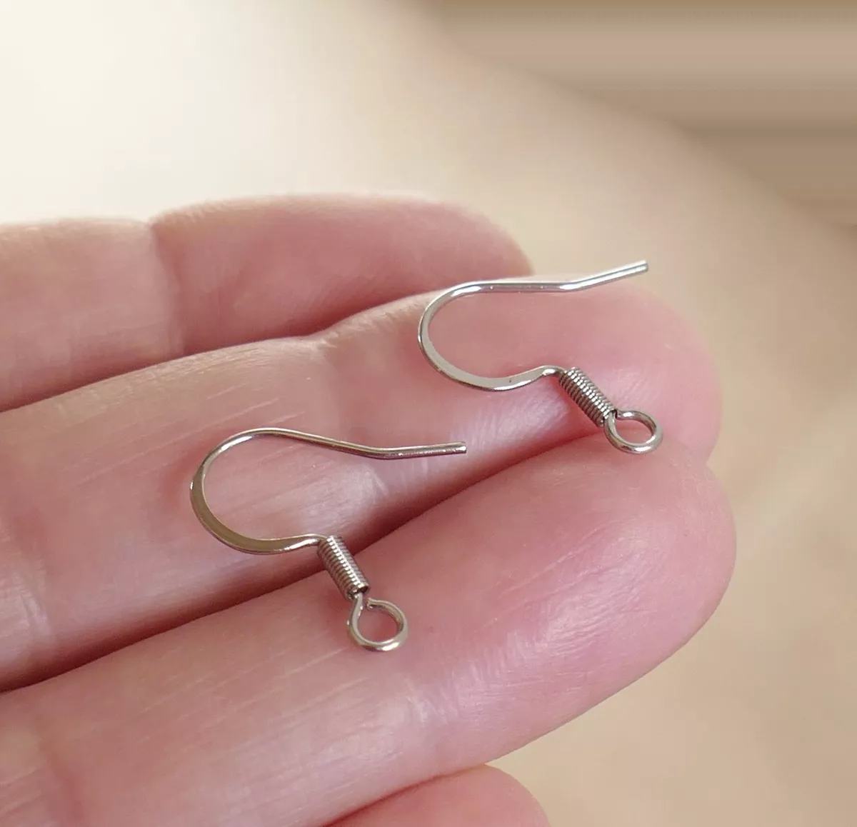 316 Surgical stainless steel earring backs, Hypoallergenic findings