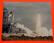 THIOKOL CORP 1990 SHUTTLE LAUNCH SPECIAL INTEREST COLOR PHOTO
