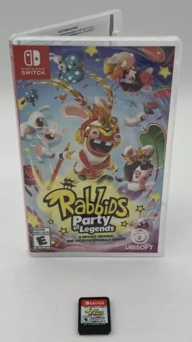 Rabbids Party of Legends (Nintendo Switch, 2022) Complete Tested & Works