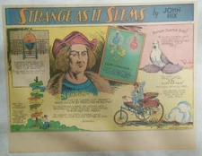 Strange As It Seems: Christopher Columbus Uses Eclipse ! by Hix from ?/1941