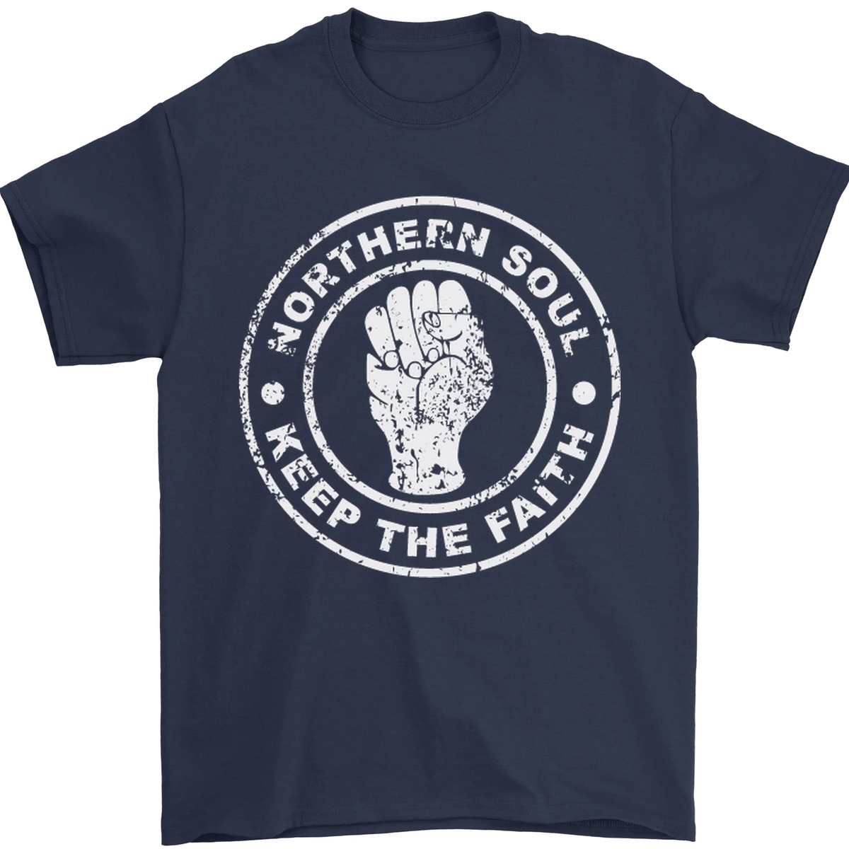 Tribal T-Shirts Northern Soul Keep The Faith Record - Maglietta da uomo