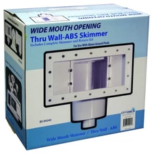 BLUE TORRENT  Wide Mouth Thru-Wall Pool Skimmer for Above Ground Pools