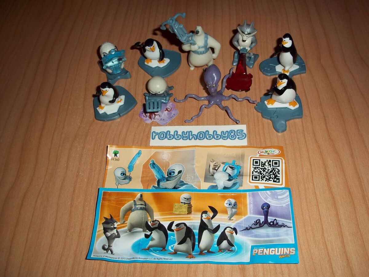 Recruta Dos Pinguins de Madagascar, Brinquedo Espirra Água da Boca, Brinquedo para Bebês Nunca Usado 75278761