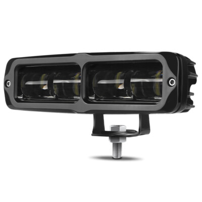 2X 6inch LED Work Light Bar Driving Spot Fog Pod Offroad Truck SUV ATV UTV 6000K