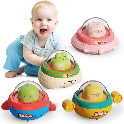 Animal Car Toys for Toddlers 1-3,Press and Go Car Toys for Ages 0-2,Baby Toys