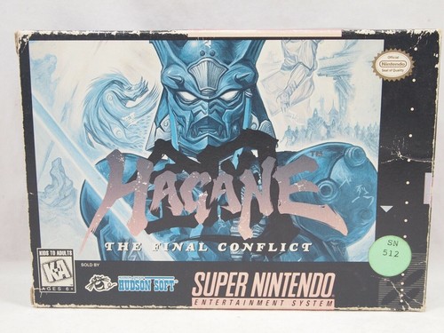 Hudson Soft Hagane: The Final Conflict Video Game