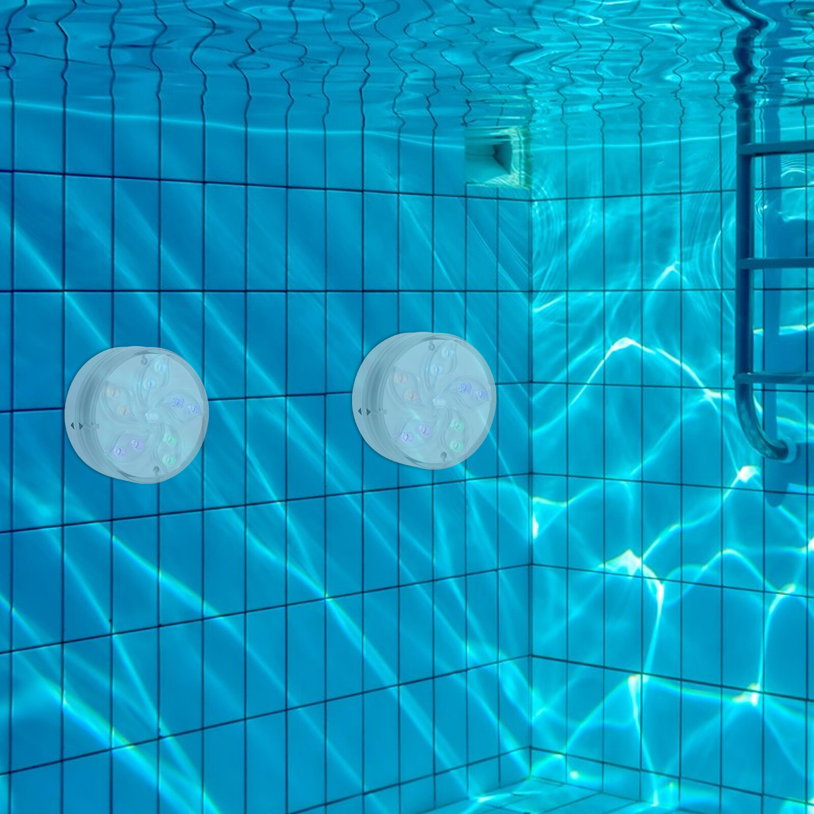 Battery Powered Underwater LED Lights Color Changing Submersible LED