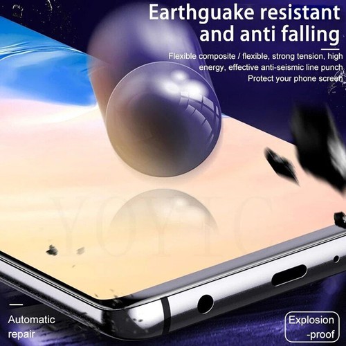 TPU Soft Screen Protector Film For Samsung S24 S23 S22 S21 Plus Ultra FE 5G Note - Photo 5 sur 37