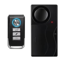 Wireless Vibration Bike Alarm 110dB Anti-Theft Alarm w/ Remote Control