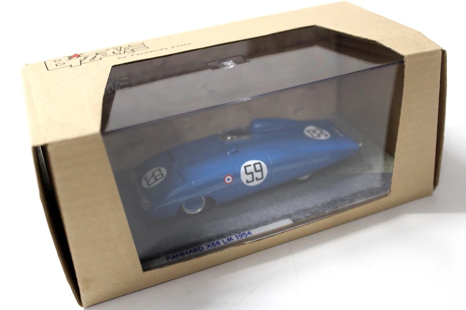 1:43 Spark Bizarre Panhard X88 Le Mans 1954 Blu #59 - Immagine 3 di 3