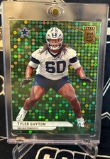 2024 Donruss Elite GREEN Disco Foil Dallas Cowboys TYLER GUYTON Rookie RC 151 OU