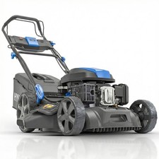 Hyundai Self-Propelled Petrol Lawnmower 22" / 56cm Cordless Electric Start 196cc