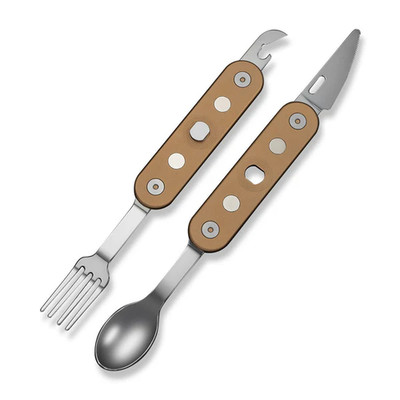 Civivi Knives Partake Multi-tool 4-in-1 C24032C-2 Brown Aluminum Camp Knife
