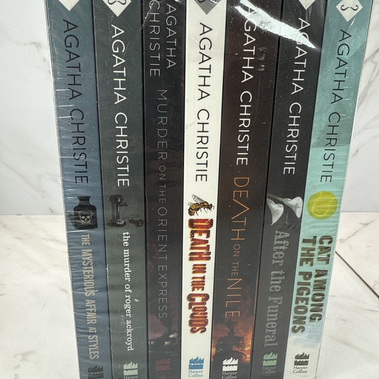 Agatha Christie✨Poirot Series✨7 Books Collection Box Set✨PAPERBACK 2023 ✨NEW