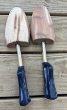 1 Pair Keepers Travel Tree Rochester Shoe Tree Co. Wood Shoe Tree Size L