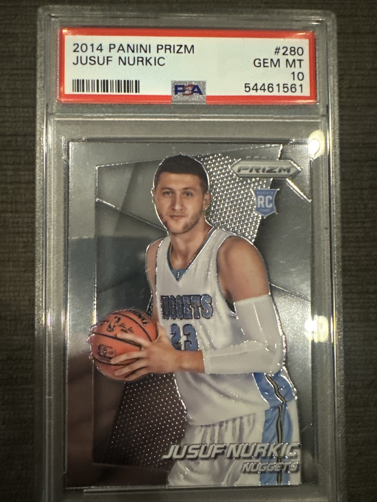2014-15 Prizm Base #280 Jusuf Nurkic PSA 10