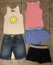 Girl s 3-pc Lot Old Navy Shorts Shein Top Sz 8 Wonder Nation Top M 7-8 1853