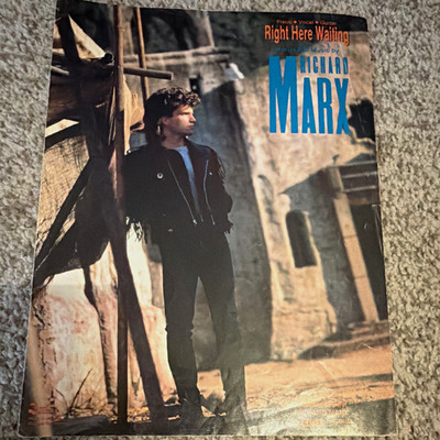 Richard Marx Right Here Waiting Sheet Music Piano/Vocal/Guitar Pop CL4005