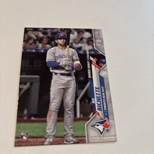2020 Topps Update Series - Rookie Debut Bo Bichette #U-1 Grey Jersey (RC)