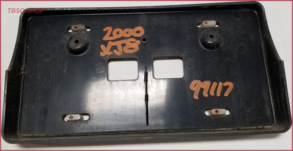 Soporte de matrícula delantero 1998 1999 2000 2001 2002 2003 Jaguar XJ8 VDP XJR Foto 2 de 4