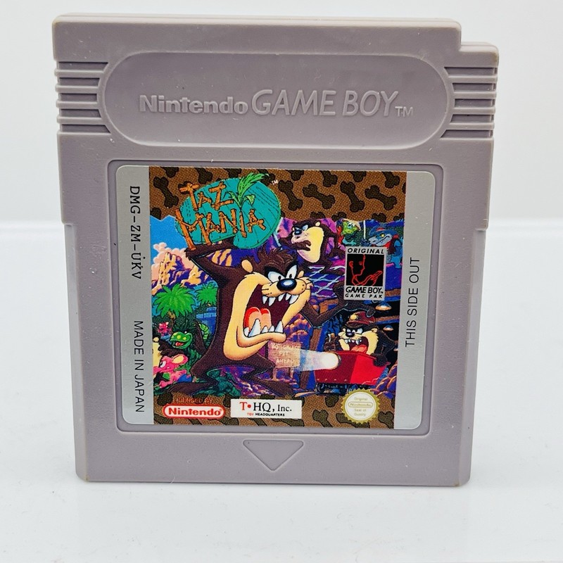 Taz-Mania Nintendo Game Boy Original DMG-ZM-UKV PAL Game Cartridge T-HQ