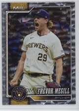 2026 Topps Series 1 Silver Crackle Foil Trevor Megill #141 b4d