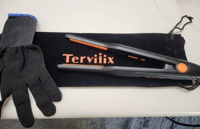 Terviiix Small Flat Iron for Short Hair, Temperature Adjustable Pencil Flat I...