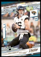 2021 Panini Chronicles #201 Trevor Lawrence Prestige Rookie RC Card Jaguars . rookie card picture