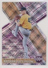 2019 Panini Elite Extra Edition Status Purple Die-Cut /125 Nathan Patterson 1u6