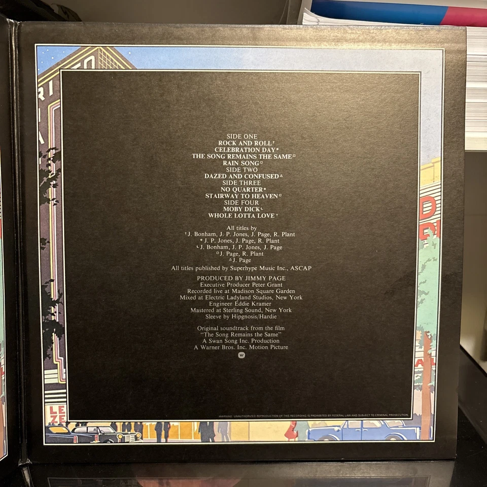 Led Zeppelin - The Song Remains The Same - Vinyl LP - Japanese Press - VG+/EX - Image 3 of 4