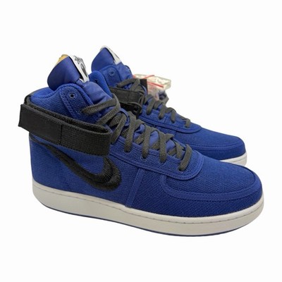 Nike Air x Stussy Vandal High Size 8.5 Mens Sneakers Deep Royal