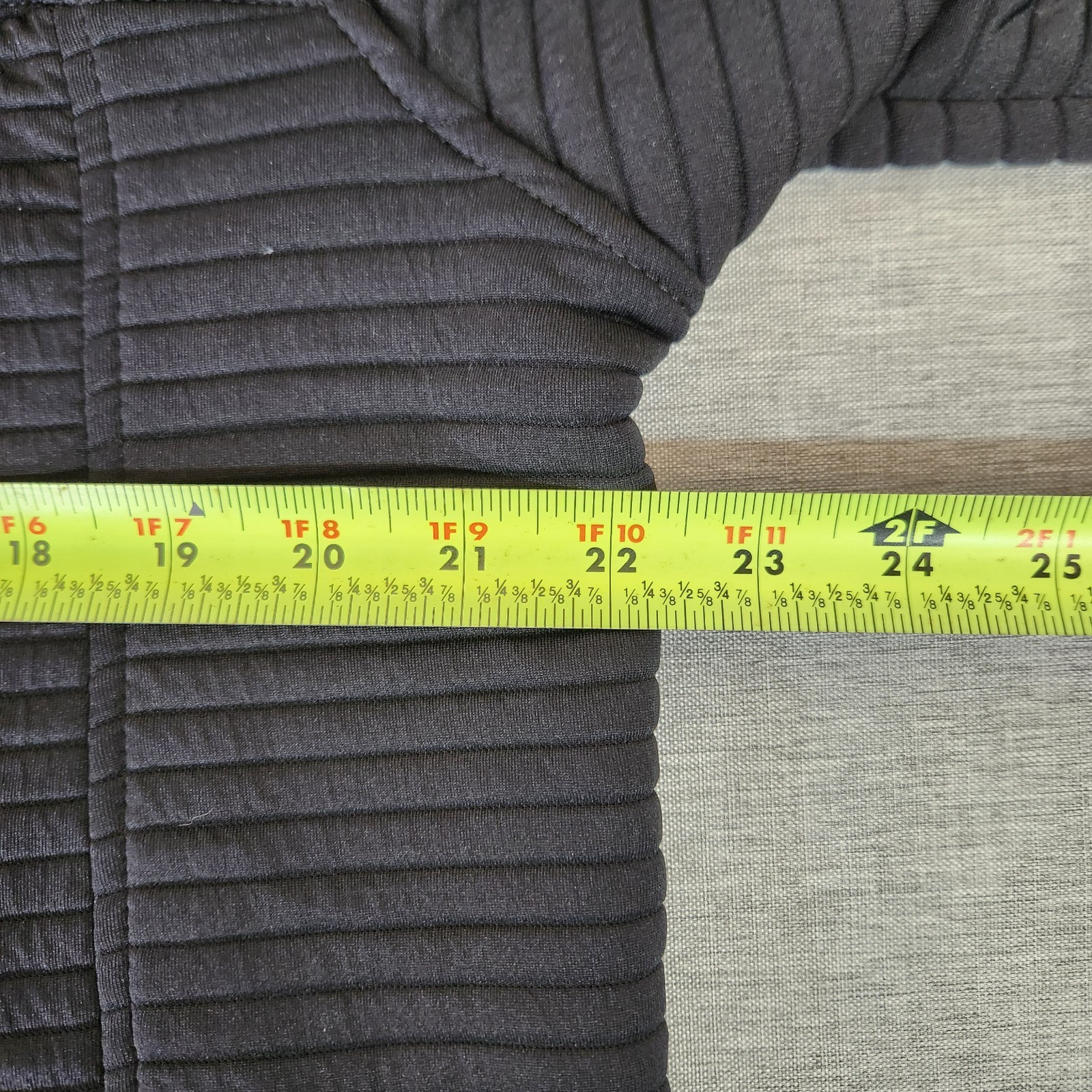 Gerry Ribbed Pullover Jacket Black Polyester Rugg… - image 8