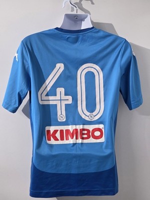 Kappa Napoli Jersey Mens XL Blue Soccer Football Shirt Lete Komabt