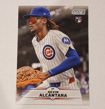 Topps 2025 Stadium Club Kevin Alcantara Rookie Chicago Cubs #91 Baseball Card