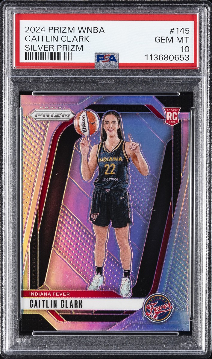 2024 PANINI PRIZM WNBA SILVER PRIZM #145 CAITLIN CLARK ROOKIE RC 
