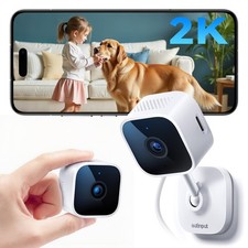 Indoor Security Camera, 2K WiFi Home Camera for Baby Monitor/Pet/Dog, Motion ...